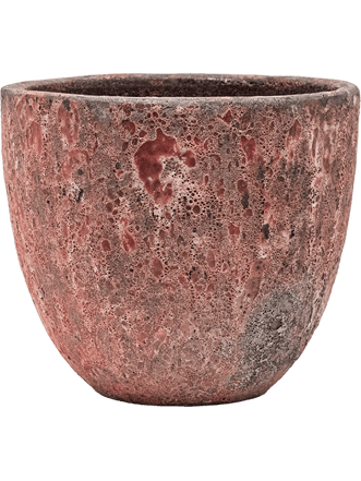 Hochwertiger In/-Outdoor Blumentopf „Lava Couple“ Ø 45/ H 42 cm - Pink