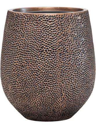 Large, high-quality "Opus Hit Darcy" flower pot Ø 38/ H 42 cm - gold