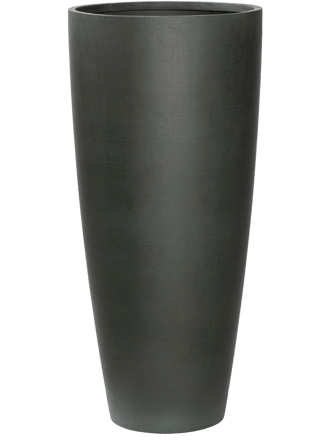 Hochwertiger In-/Outdoor Blumentopf „Refined Dax L“ Ø 37 cm/Höhe 80 cm - Piniengrün