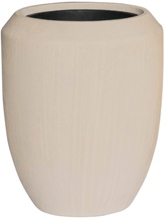 Blumentopf „Polystone Coated Plain Coppa“ Ø 45/ H 55 cm - Natur