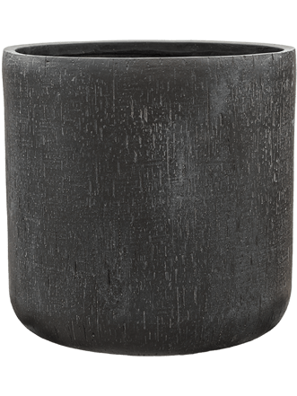 High-quality indoor/outdoor flower pot "Raindrop Cylinder" Ø 51 x height 49 cm, anthracite