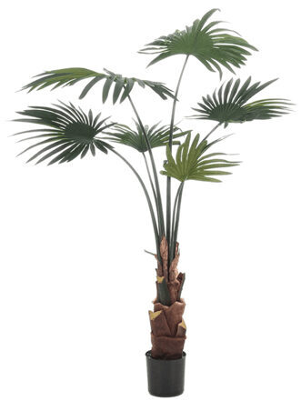 Lebensechte Kunstpflanze „Palm Livistona“ Ø 60/ Höhe 110 cm