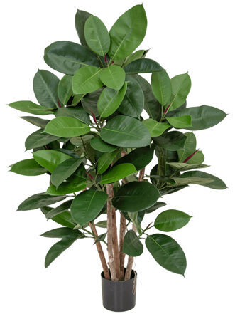 Lebensechte Kunstpflanze „Ficus Elastica“, Ø 40/ Höhe 60 cm