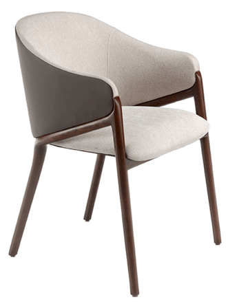 Design chair "Lucerne" with armrests