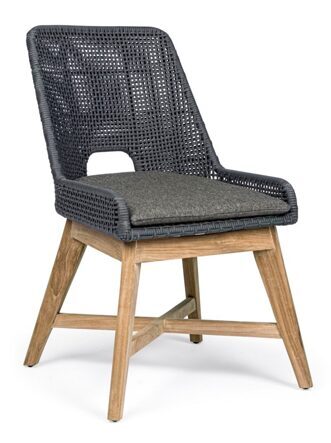 Luxurious design garden chair "Hesperia" - anthracite