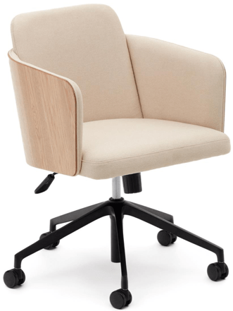 Chaise de bureau design "Marino" avec accoudoirs