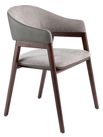 Design chair "Zuoz" with armrests