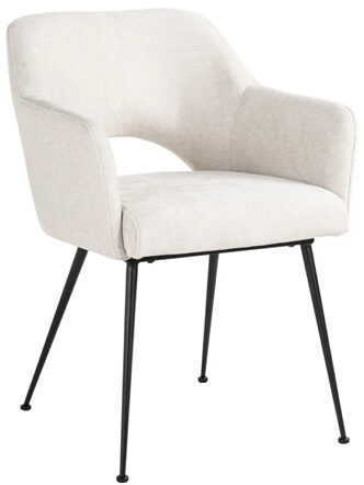 Design chair "Jenthe" with armrests - Nature Guilia