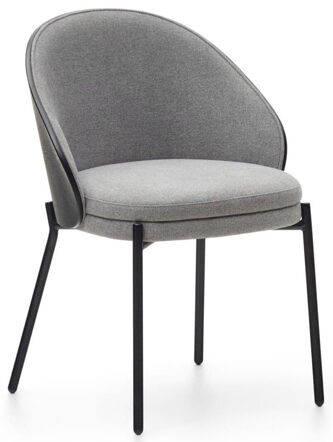 Design dining chair "Emmy" - Black/Grey