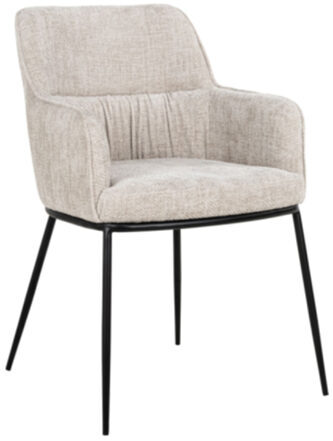 Bella" design chair with armrests - Natural Renegade
