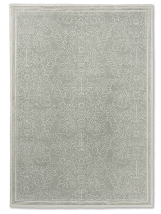 Hand-woven designer rug "La Silchester" Pale