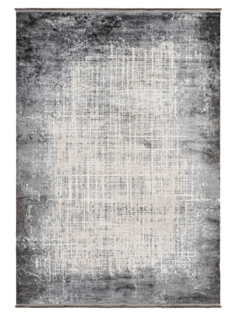 High-quality designer rug "Elysee 901", Silver