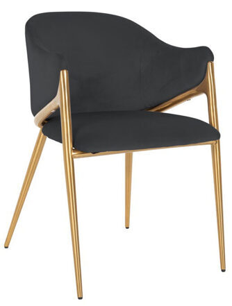 Design armchair "Gwen" - Anthracite