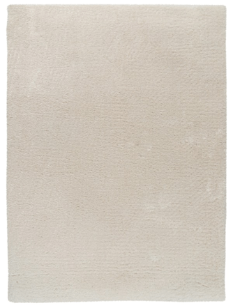 Hochfloor Teppich „Glamour 800“ aus recyceltem PET - Ivory