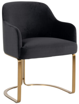 Design armchair "Hadley" - Black