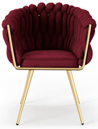 Design chair "Shirley" - Dark red