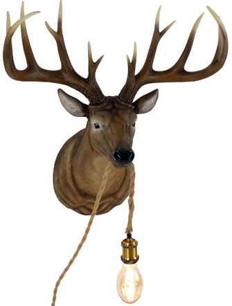 Design wall lamp "Stag Harry" 57.5 x 73.5 cm