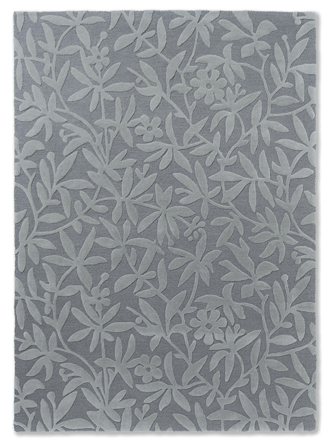 Designer Teppich „Cleavers“ Grau - handgetuftet, 100% Wolle