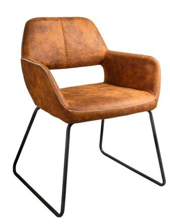 High quality design chair "Mustang" - Brown