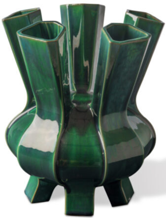 Design Vase Puyi Green Ø 28.5 x 34 cm