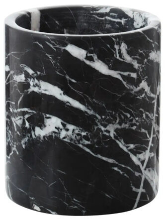 Noble seau à vin "Salmo" en marbre, noir