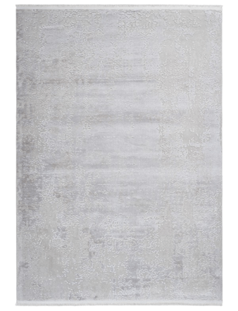 High-quality designer rug "Triomphe 502", Silver