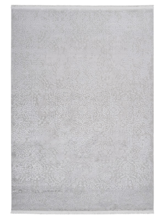 High-quality designer rug "Vendome 702", Silver