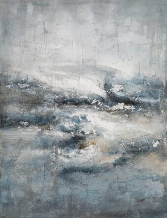 Handgemaltes Bild „Sereno Grey“ 115 x 150 cm