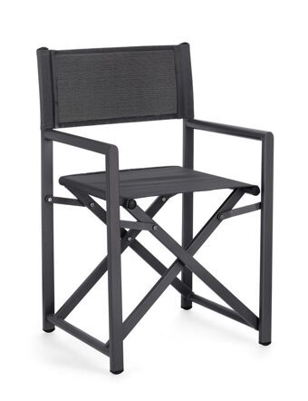 Taylor" outdoor folding chair - anthracite