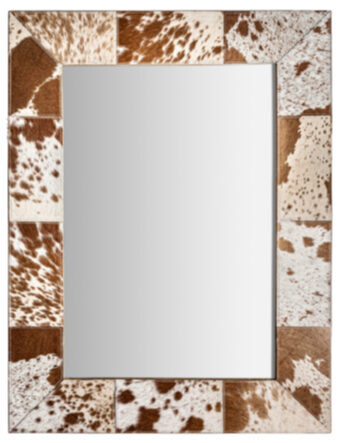 Cowhide mirror Kenosha 75 x 100 cm