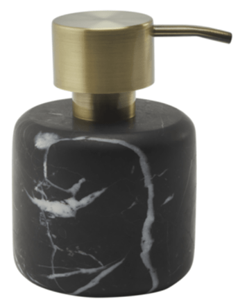 Luxurious soap dispenser "Nero Lux" from natural stone