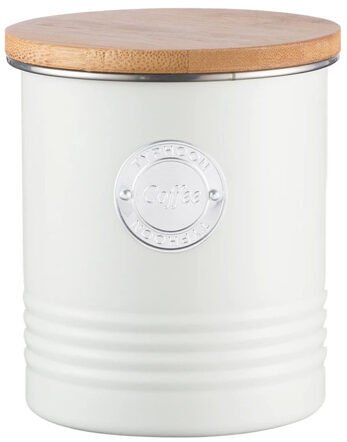 Pot de rangement pour café Living Collection 14 cm - Crème