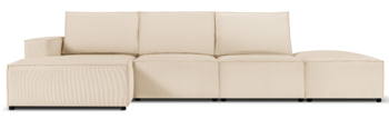 Canapé d'angle modulable 5 places "Carlos" 341 x 166 cm, avec accoudoir à droite