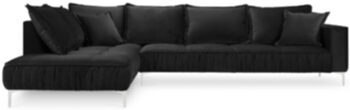 Design corner sofa "Jardanite" Black - corner part right