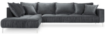 Design corner sofa "Jardanite" dark gray - corner part right