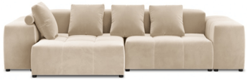 Flexibles Big-Sofa „Margo“ 340 x 170 cm - Samt