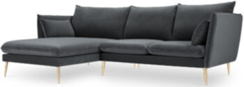 Design corner sofa Agate - Dark grey