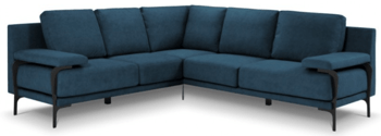 Design corner sofa "Betany" Blue 270 x 240 cm