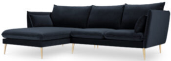 Design corner sofa Agate - night blue