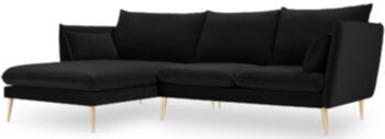 Design corner sofa Agate - Black