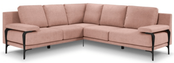 Design corner sofa "Betany" Pink 270 x 240 cm