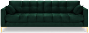 4-Sitzer Designsofa "Mamaia Samt" - Smaragdgrün