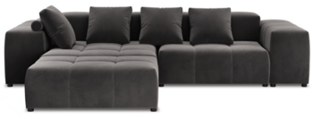 Flexible big sofa "Margo" 340 x 254 cm - velvet