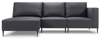 Modulares Outdoor 4-Sitzer Ecksofa „Fiji“ 260 x 147 cm - Dunkelgrau