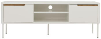 TV Lowboard „Switch“ 2-türig 141.5 x 51 cm - Weiss Matt




   