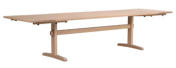 Large extendable table "Westville" 240-330 x 95 - light oak