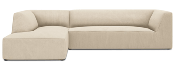 4-Sitzer Ecksofa „Sao“ 273 x 180 cm, mit Cordbezug - Eckteil links