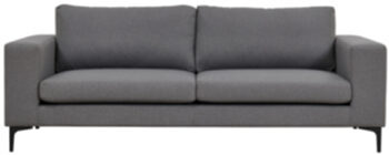3 seater sofa "Bolero" Gray 215 cm