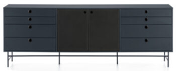Sideboard Punto Dark Blue 212 x 77 cm