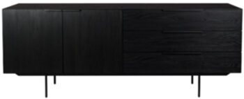Sideboard Travis Black Oak 180 x 70.5 cm